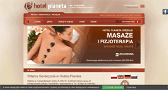 Desktop Screenshot of hotel.planetabrzesko.com.pl