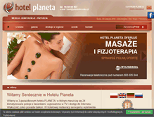 Tablet Screenshot of hotel.planetabrzesko.com.pl
